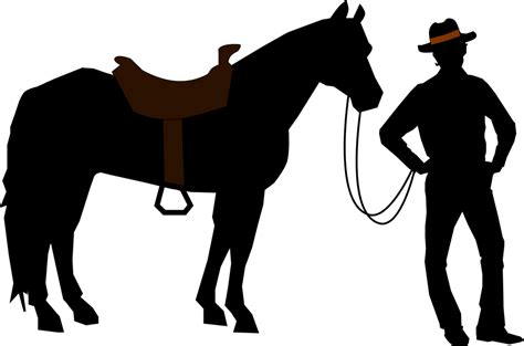 Silhueta de cavalo para imprimir  Little cowboy sillouette